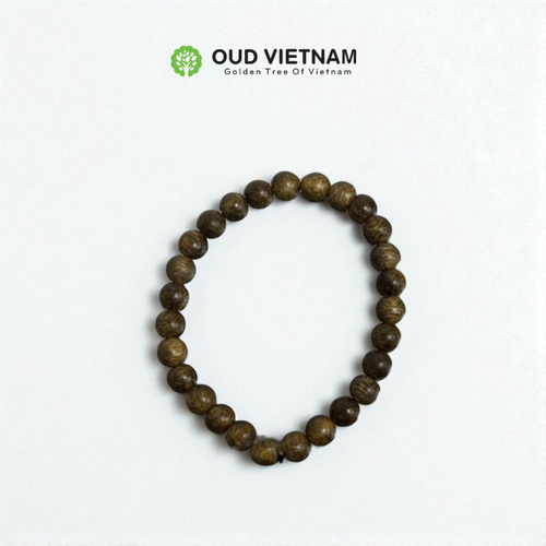 Superior Natural VietNam Oud Bracelet 6mm 25 Beads – NOB625 (PCS) image 1