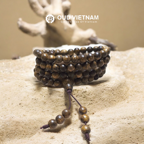 Superior Natural VietNam Oud Bracelet_6mm_108 Beads_NOB6108 (PCS) image 2