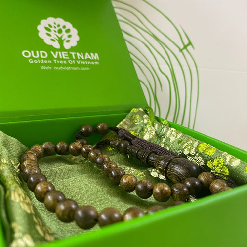 Superior Natural Vietnam Oud Misbah 6mm 33 Beads | Handmade by OUD Vietnam image 2